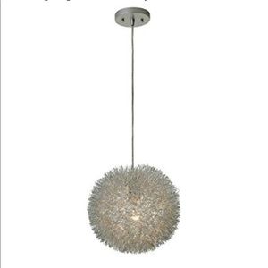 Anthropologie Z Gallerie Chandelier Pendant Silver